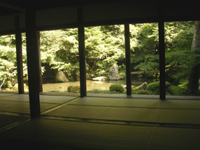 蓮華寺庭園の画像