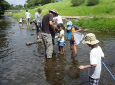 夏休みわんぱく自然教室「水辺のいきもの発見隊」のイメージ