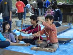 親と子の古代ものづくり体験(衣食住)のイメージ